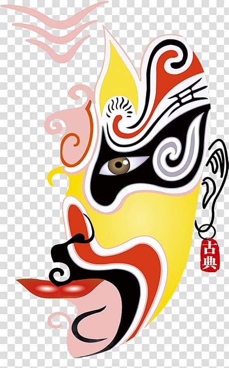The Orphan of Zhao Peking opera Chinese opera Color, Facebook transparent background PNG clipart