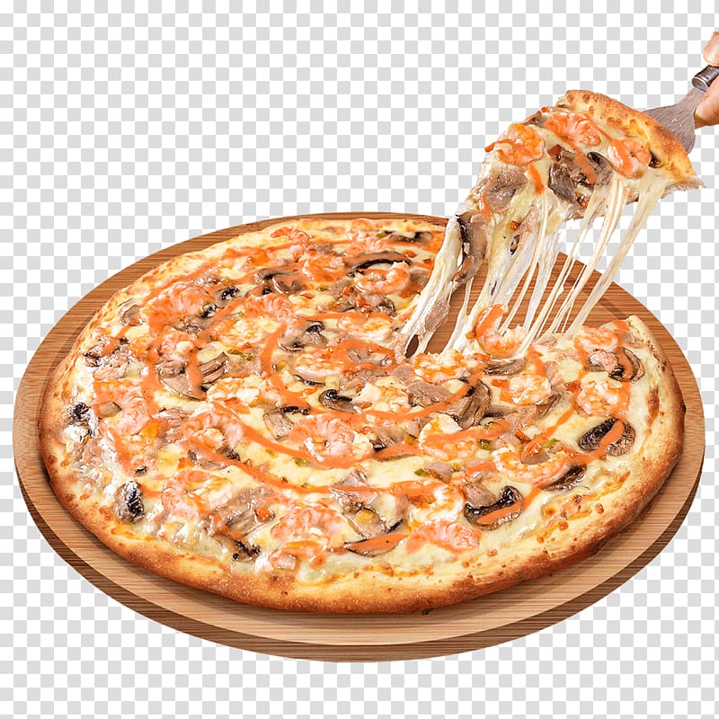 Sicilian pizza Caridean Shrimp Panzerotti Sicilian cuisine, pizza transparent background PNG clipart