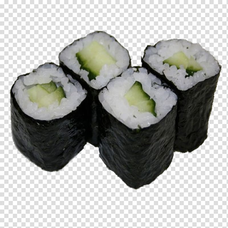 California roll Gimbap Sushi Nori Laver, sushi transparent background PNG clipart