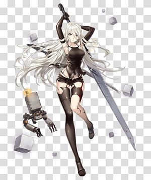 Nier: Automata Anime Fan art, b emoji transparent background PNG