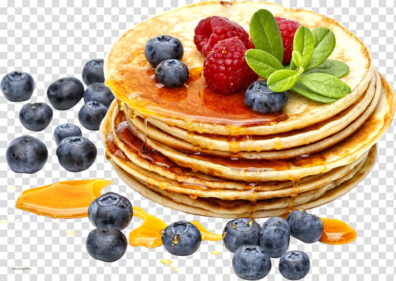 Pancake Blini Oladyi Crêpe Syrniki, honey transparent background PNG clipart