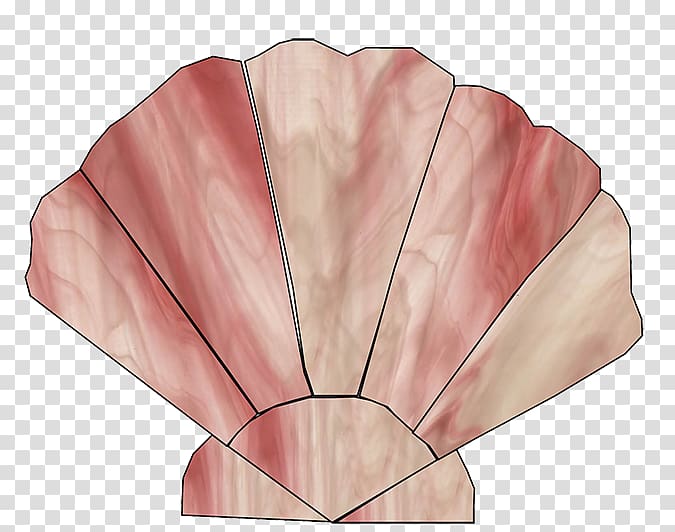 Suncatcher Stained glass Work of art, seashell transparent background PNG clipart