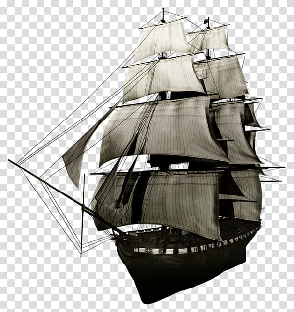brown and white sail boat, Sailing ship Mast Sailboat, Ancient sailing transparent background PNG clipart