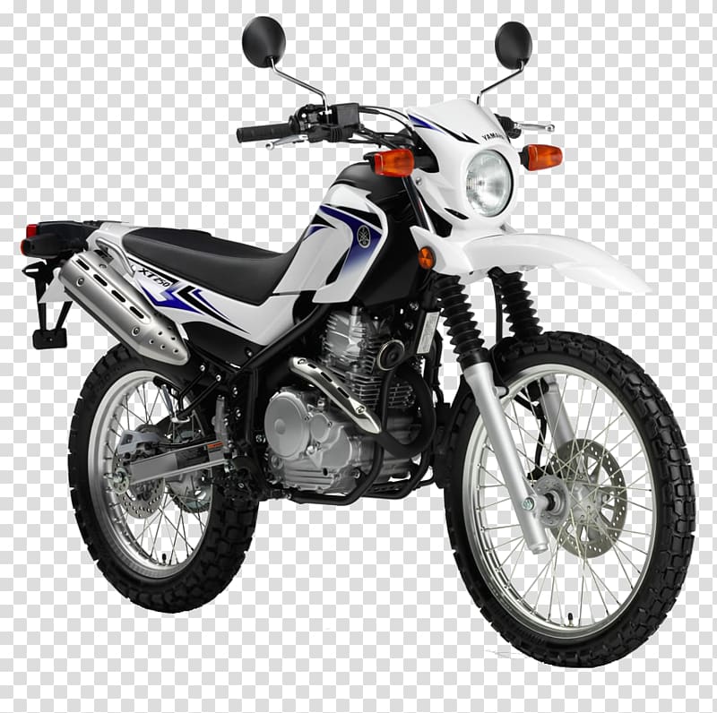 Yamaha Motor Company Yamaha XT 250 Dual-sport motorcycle Yamaha TW200, motorcycle transparent background PNG clipart