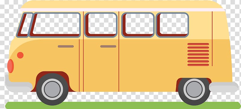 Tour bus service Illustration, Yellow tour bus transparent background PNG clipart
