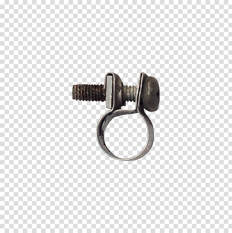 Silver Metal Screw, Metal screw material free to pull transparent background PNG clipart