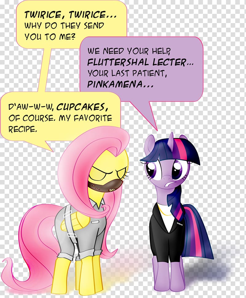 Hannibal Lecter Clarice Starling Pony Fluttershy Pinkie Pie, Hannibal lecter transparent background PNG clipart