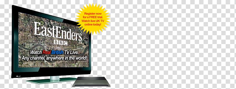 Television Display advertising Computer Monitors Brand, go live banner transparent background PNG clipart