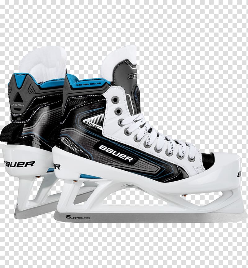 Ice Skates Bauer Hockey Goaltender Ice hockey goaltending equipment, ice skates transparent background PNG clipart