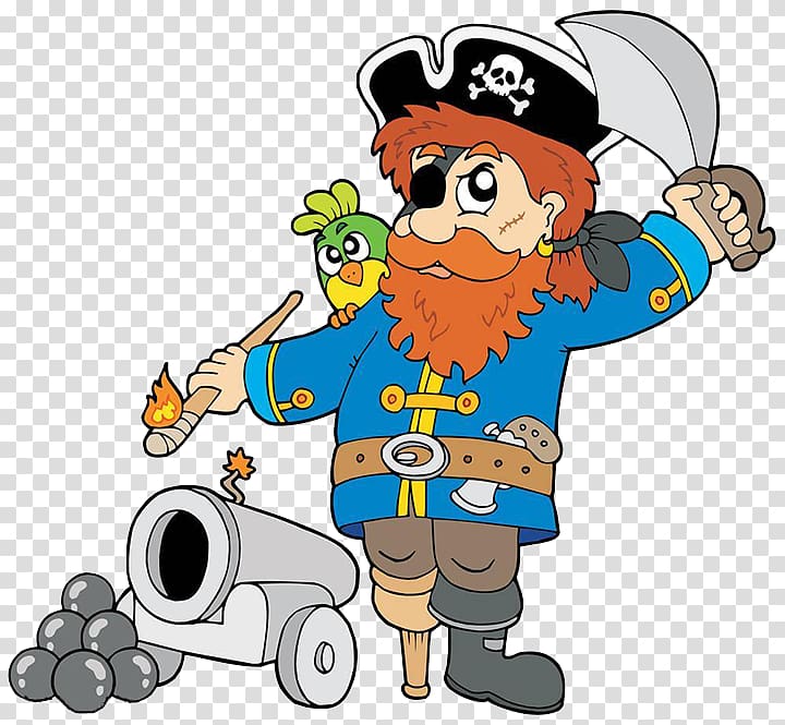 Cannon Piracy , The pirate fired transparent background PNG clipart ...