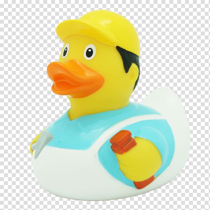 Rubber duck Toy Mallard LILALU GmbH, rubber duck transparent background PNG clipart