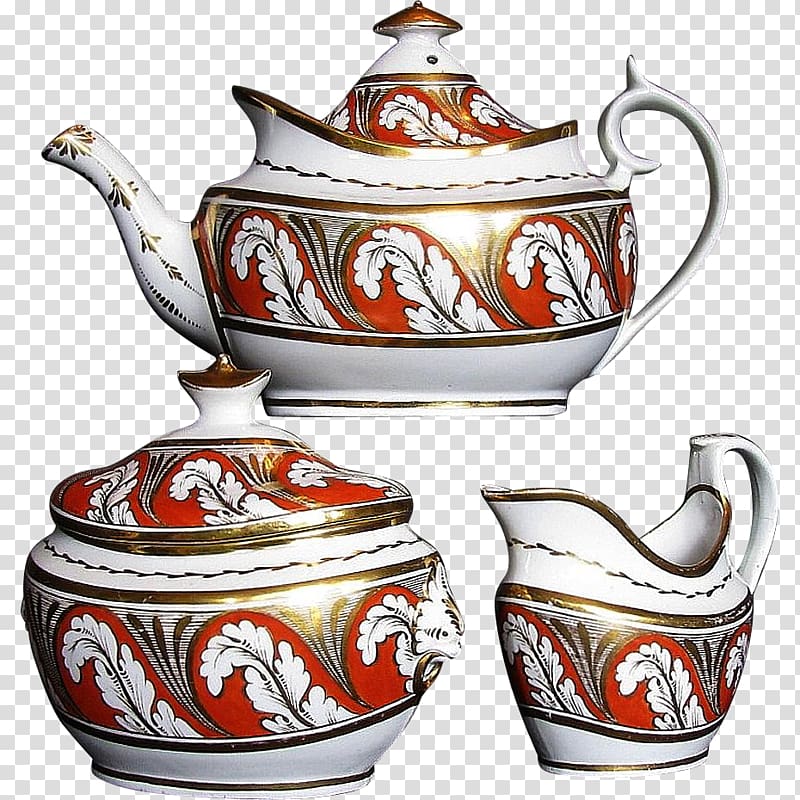 Porcelain Jug Tableware Pottery Vashon, ceramic three piece transparent background PNG clipart