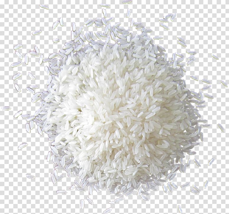 White rice Jasmine rice Basmati Asian cuisine, rice spike transparent background PNG clipart