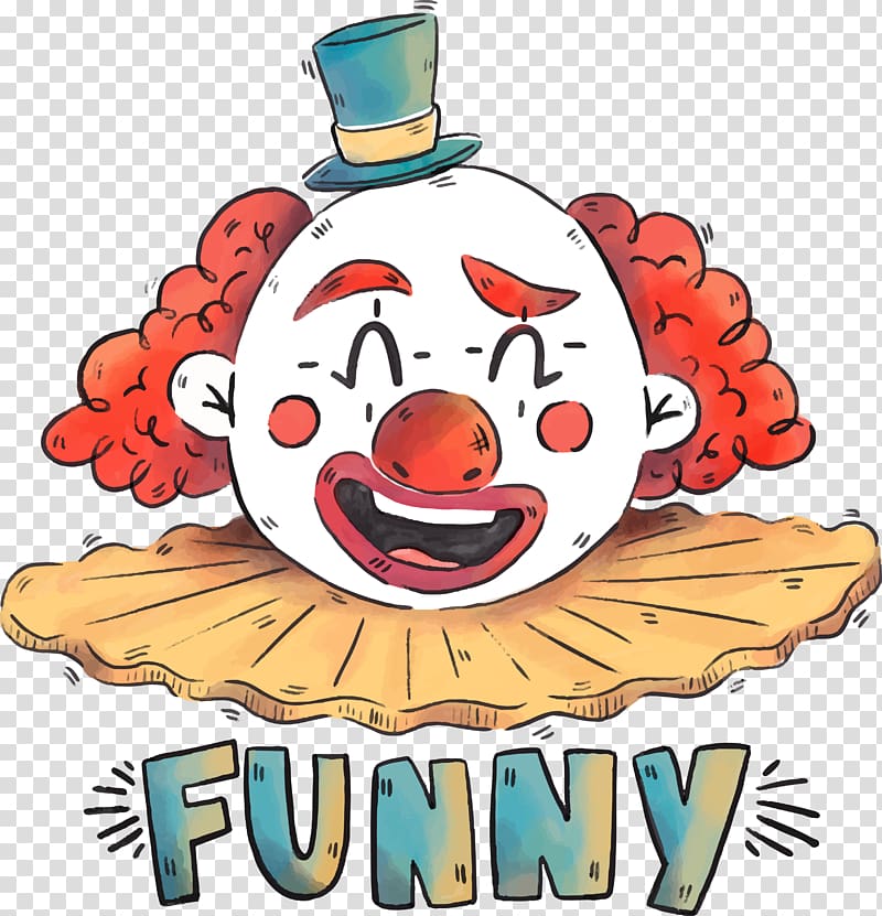 Clown Circus, painted clown transparent background PNG clipart