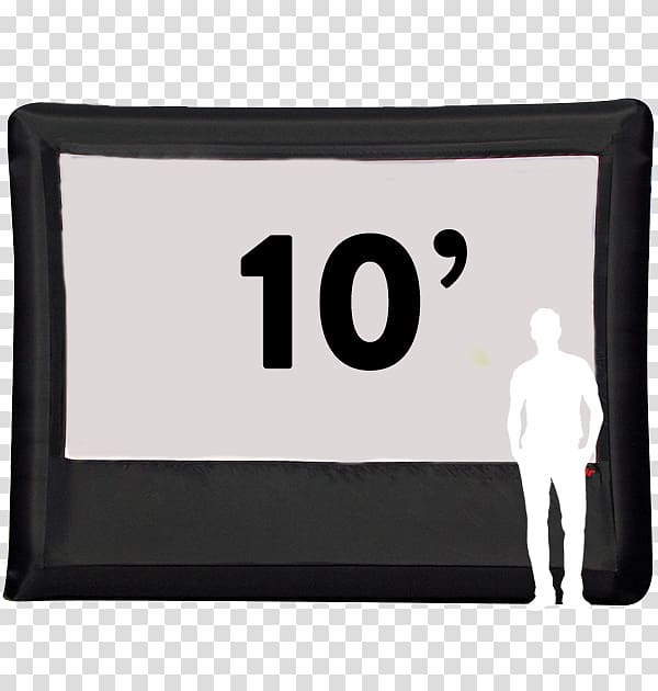 Inflatable movie screen Outdoor cinema Projection Screens Film, cinema screen transparent background PNG clipart