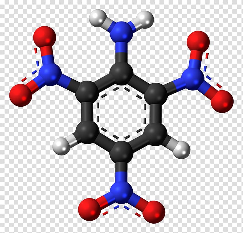 TNT Explosive material Molecule Molecular model Three-dimensional space, sci-tech transparent background PNG clipart