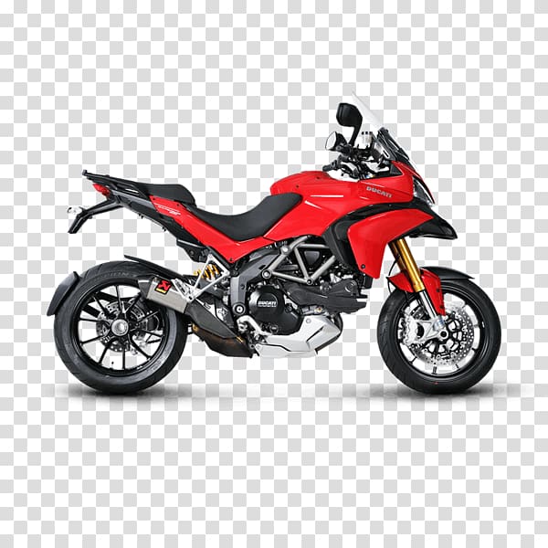 Ducati Multistrada 1200 Exhaust system Car Motorcycle, car transparent background PNG clipart