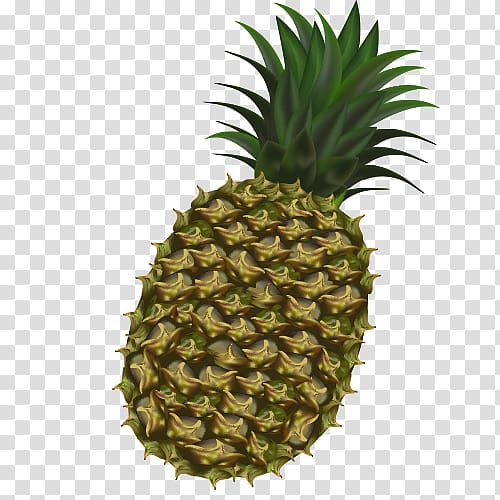 Tropical fruit Pineapple Kiwifruit, Cartoon pineapple transparent background PNG clipart
