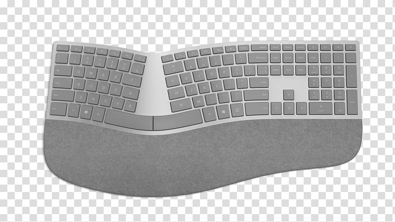 Computer keyboard Microsoft Surface Ergonomic Keyboard, microsoft transparent background PNG clipart
