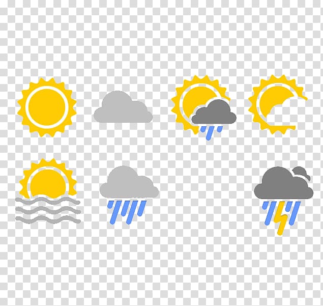 Weather forecasting Symbol , Drizzle sunny weather forecast transparent  background PNG clipart