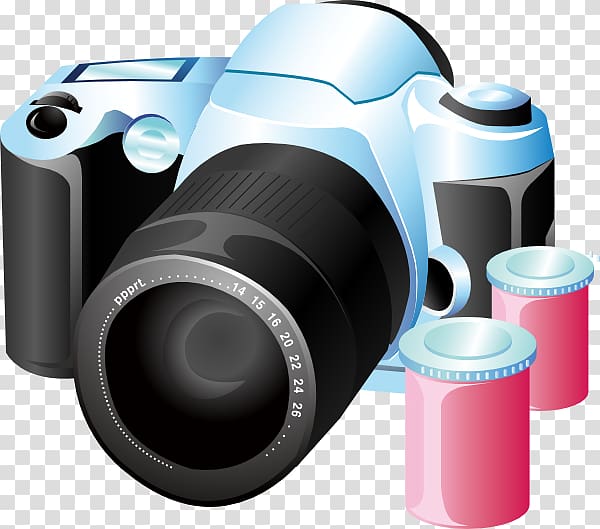graphic film Camera Digital SLR , aperture effect transparent background PNG clipart