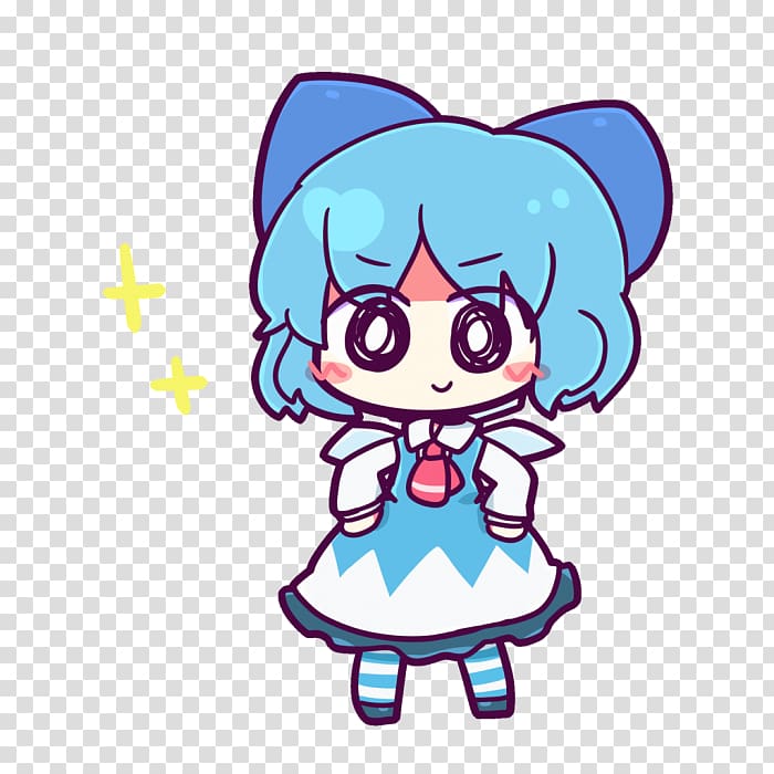 Cirno Touhou Project , others transparent background PNG clipart