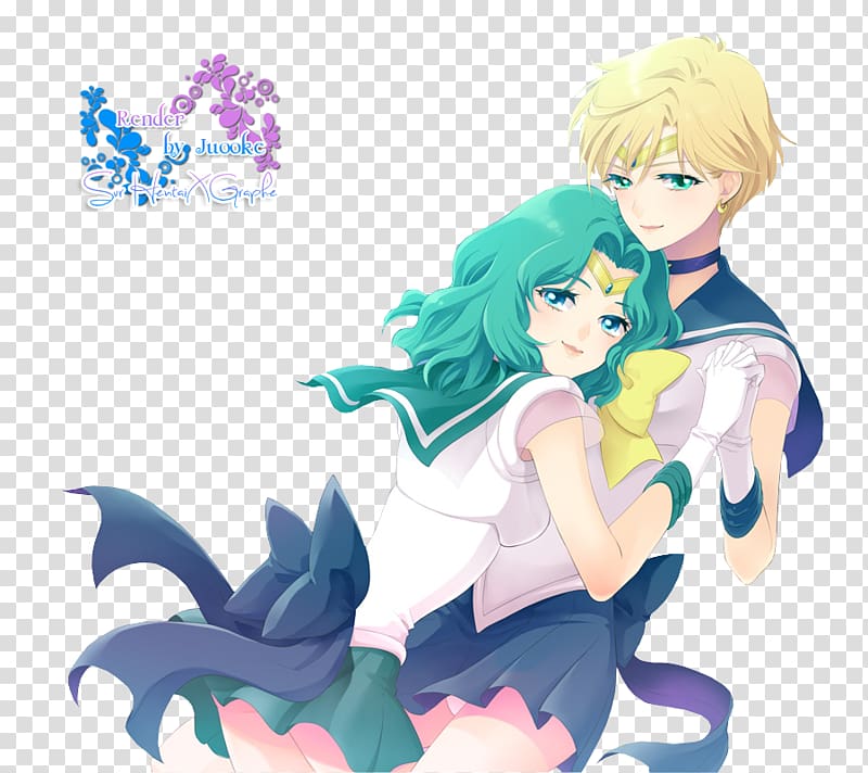 Sailor Uranus Sailor Neptune Sailor Moon Sailor Senshi Magical girl, sailor moon transparent background PNG clipart