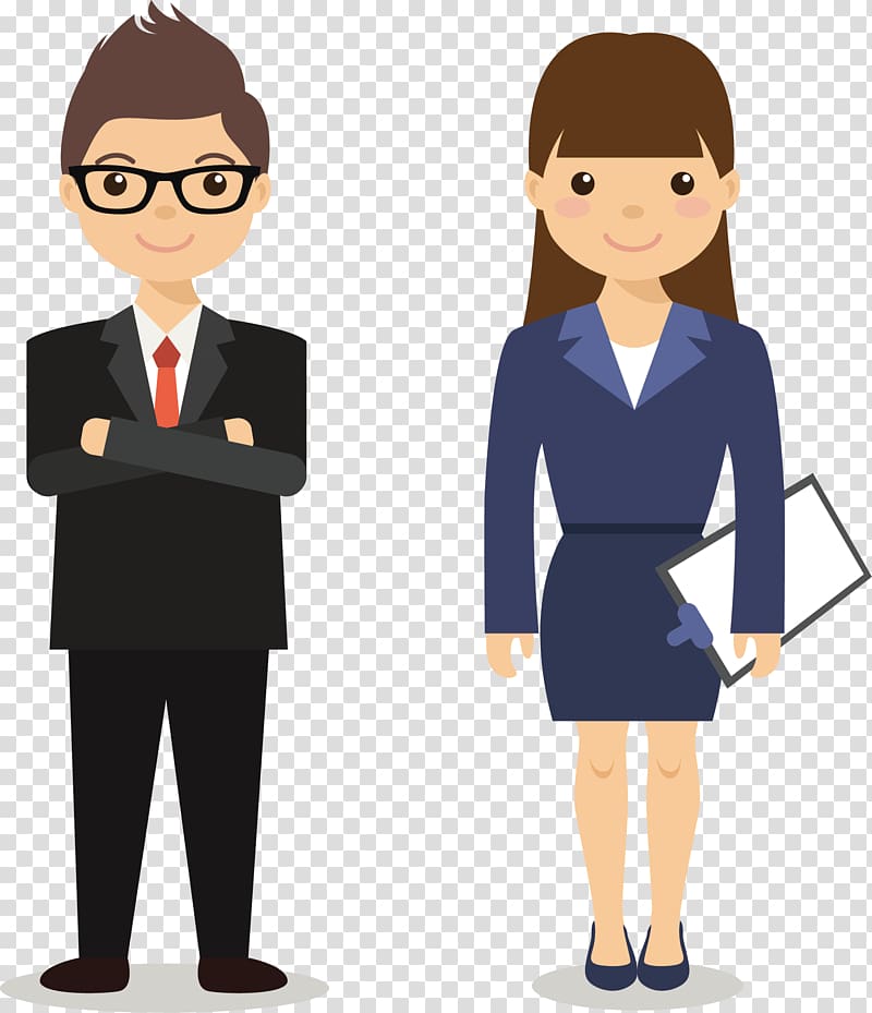 man and woman illustration, Adobe Illustrator Euclidean Computer file, Couple lawyer transparent background PNG clipart