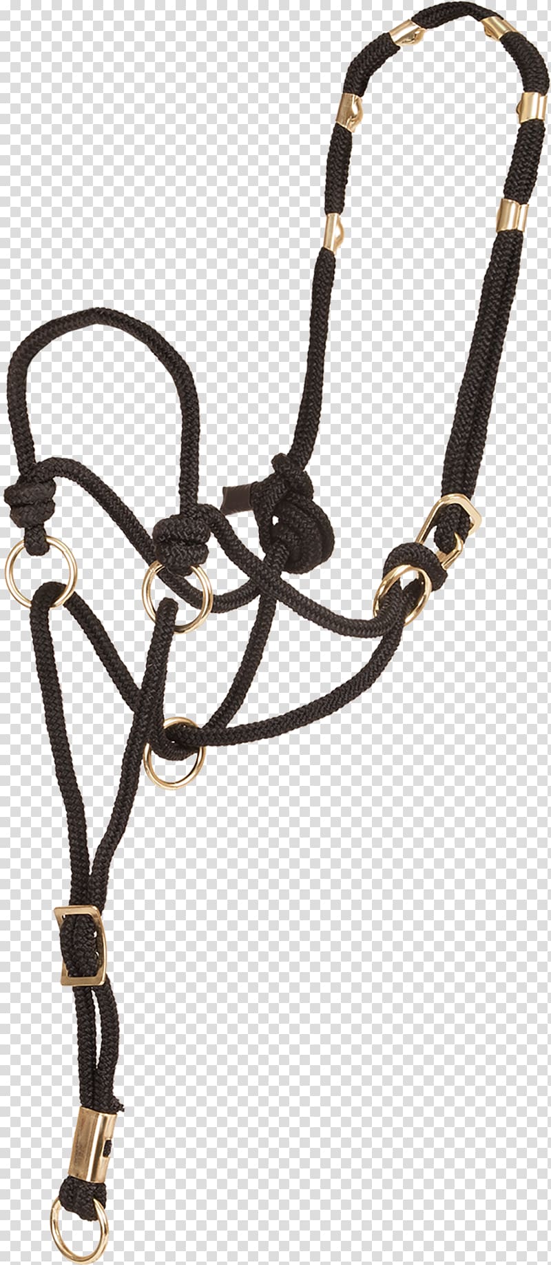 Halter Horse Rope Leather Bridle, horse transparent background PNG clipart