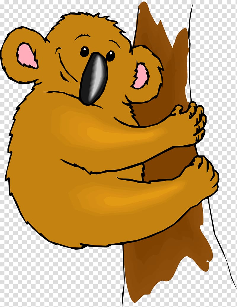 Koala Animation Cartoon Illustration, Cartoon raccoon transparent background PNG clipart