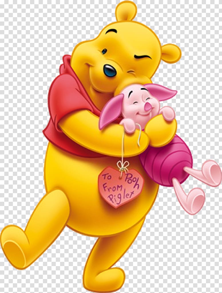 Winnie The Pooh Hugging Piglet Illustration Winnie The Pooh Piglet