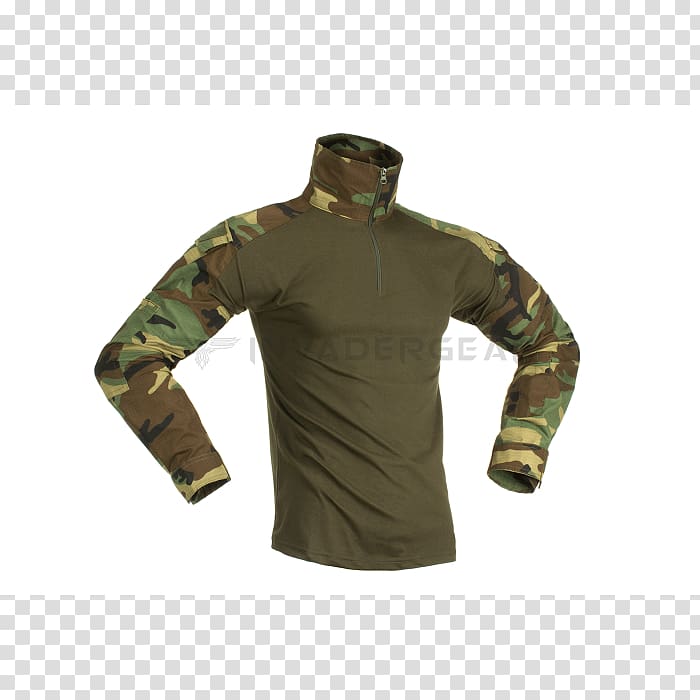 T-shirt U.S. Woodland Army Combat Shirt MARPAT, T-shirt transparent background PNG clipart