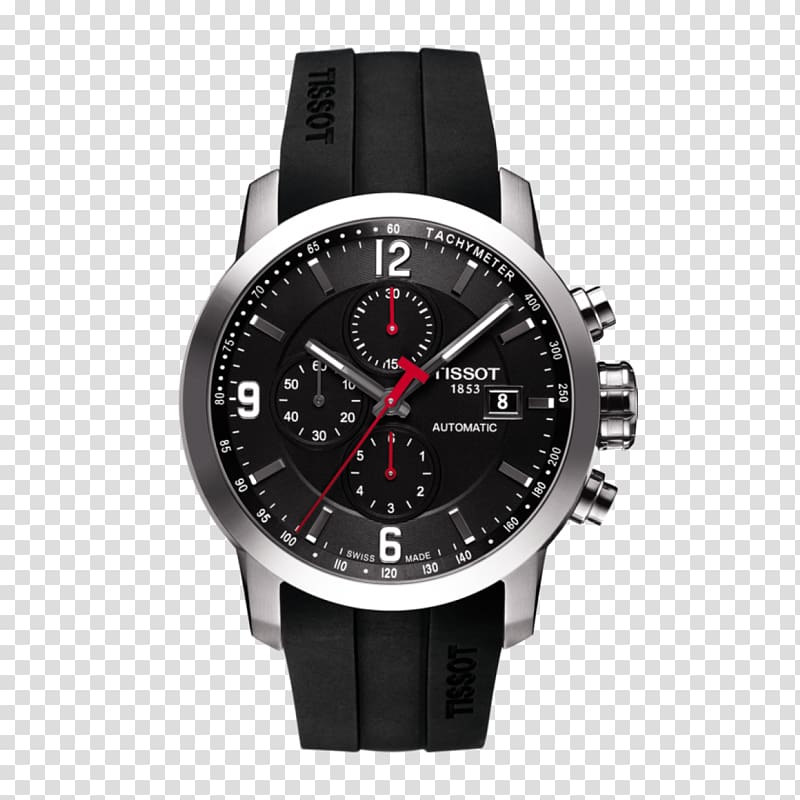 Le Locle Automatic watch Tissot Chronograph, fossil transparent background PNG clipart