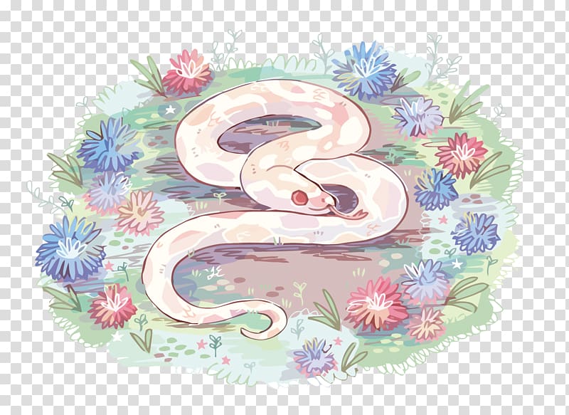 Legend of the White Snake Lizard Illustration, White Snake transparent background PNG clipart