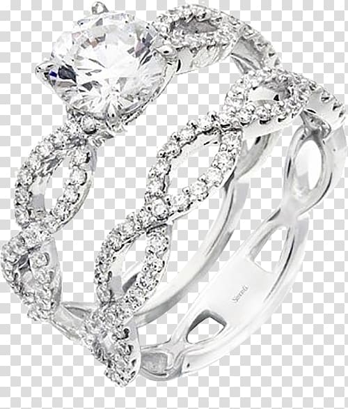 Engagement ring Wedding ring Diamond, Product kind bicyclic diamond ring transparent background PNG clipart