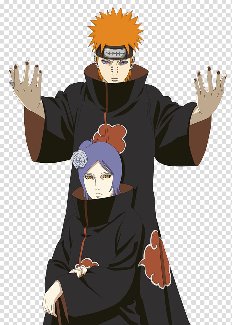Pain Konan Yahiko Akatsuki Naruto Shippuden: Ultimate Ninja Storm Revolution, Nuroto transparent background PNG clipart