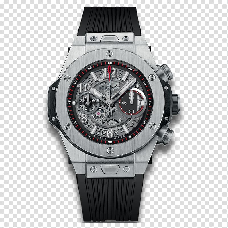 Hublot Watch Jewellery Chronograph Swiss made, watch transparent background PNG clipart