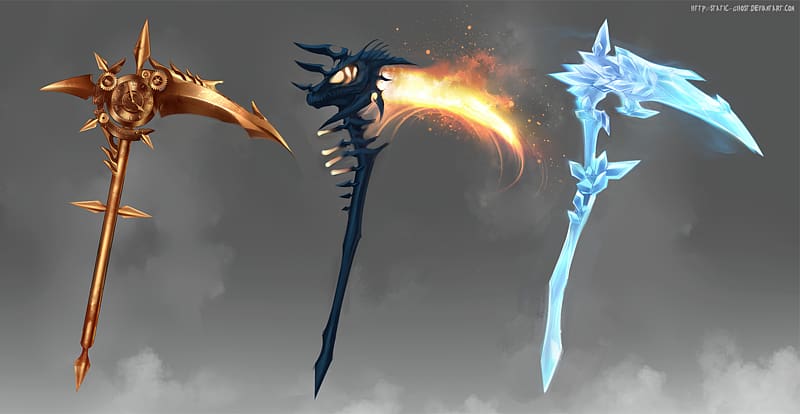 World of Warcraft RuneScape Scythe Weapon Fantasy, icicles transparent background PNG clipart