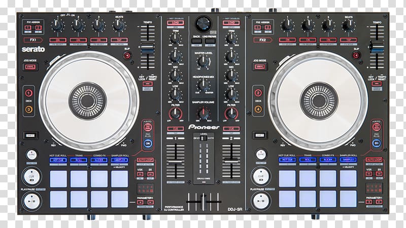 DJ controller Disc jockey Pioneer DJ Audio Mixers, Stylish Design transparent background PNG clipart
