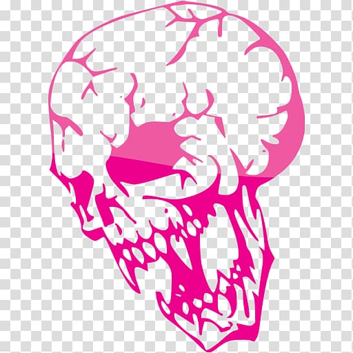 Punisher Stencil Human skull symbolism Airbrush, skull transparent background PNG clipart