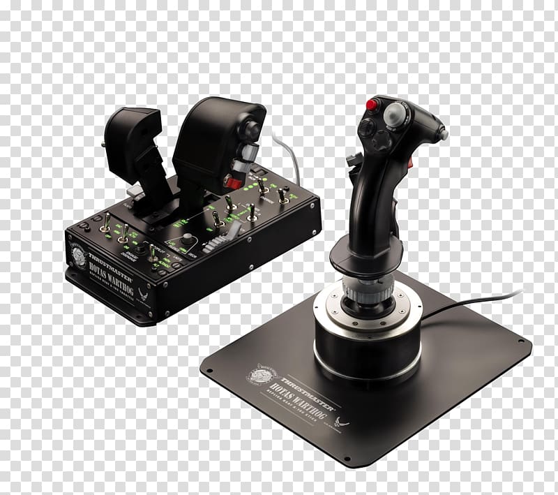 Joystick Thrustmaster HOTAS Warthog Game Controllers, joystick transparent background PNG clipart