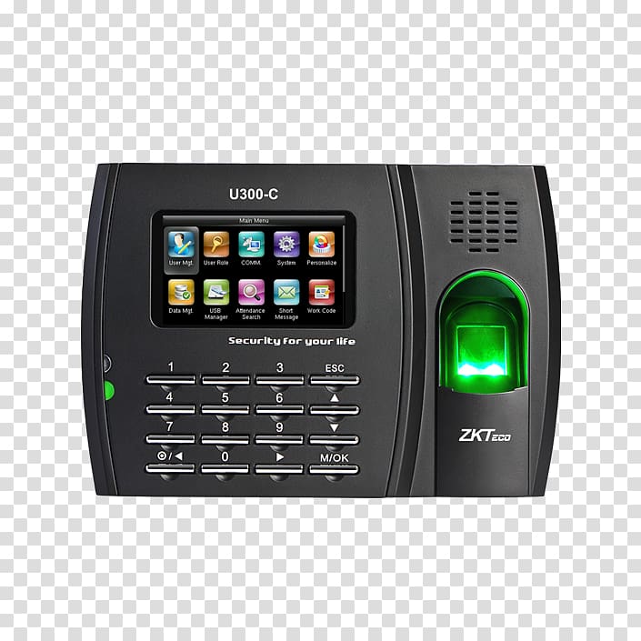 Time and attendance Device fingerprint Biometrics Zkteco, others transparent background PNG clipart