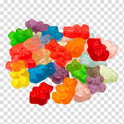 Gummy bear Gummi candy Gelatin dessert Cotton candy, candy transparent background PNG clipart