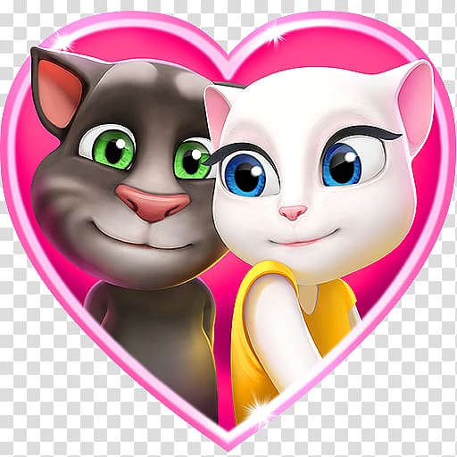 talking tom love talking angela