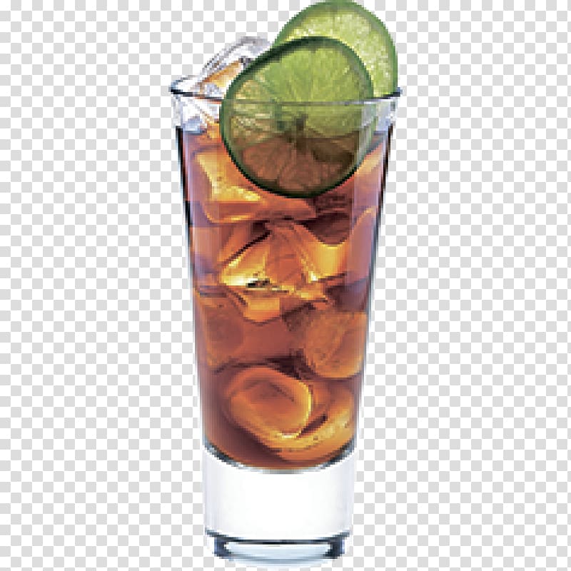Rum and Coke Cocktail garnish Cola, cocktail transparent background PNG clipart