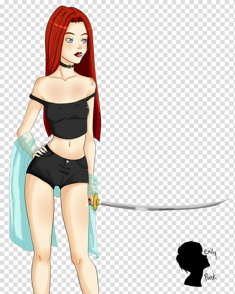 Pin-up girl Animated cartoon Character Fiction, emily rudd transparent background PNG clipart