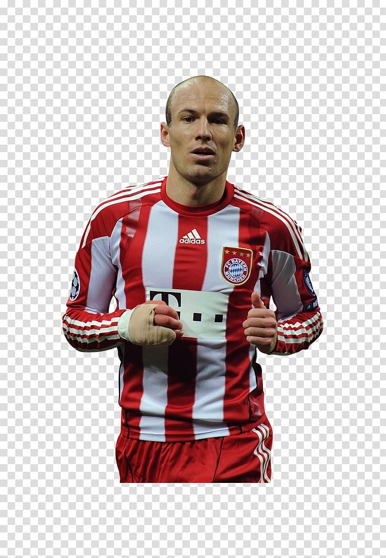 Arjen Robben FC Bayern Munich Bundesliga Rendering Jersey, football players transparent background PNG clipart