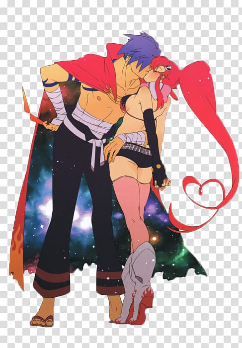 Kamina Yoko Littner Character Anime Manga, gurren lagann transparent background PNG clipart