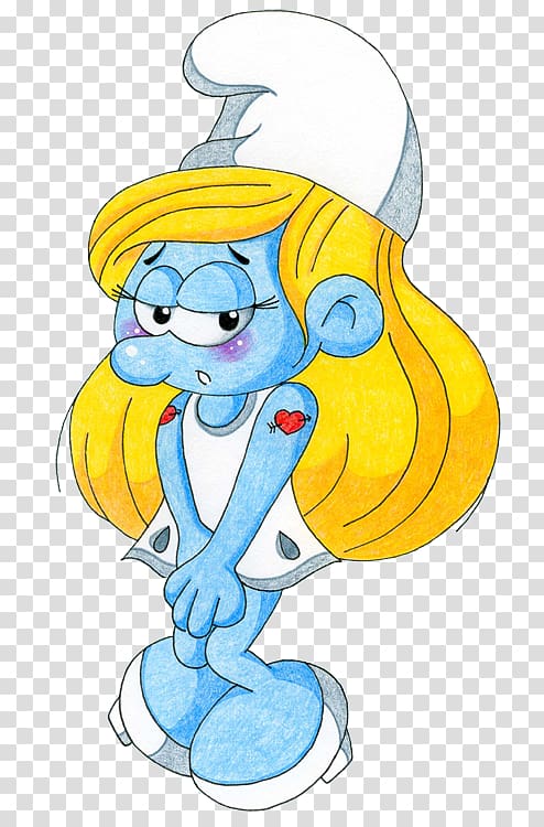 Smurfette Papa Smurf Clumsy Smurf Gutsy Smurf Vanity Smurf, others transparent background PNG clipart