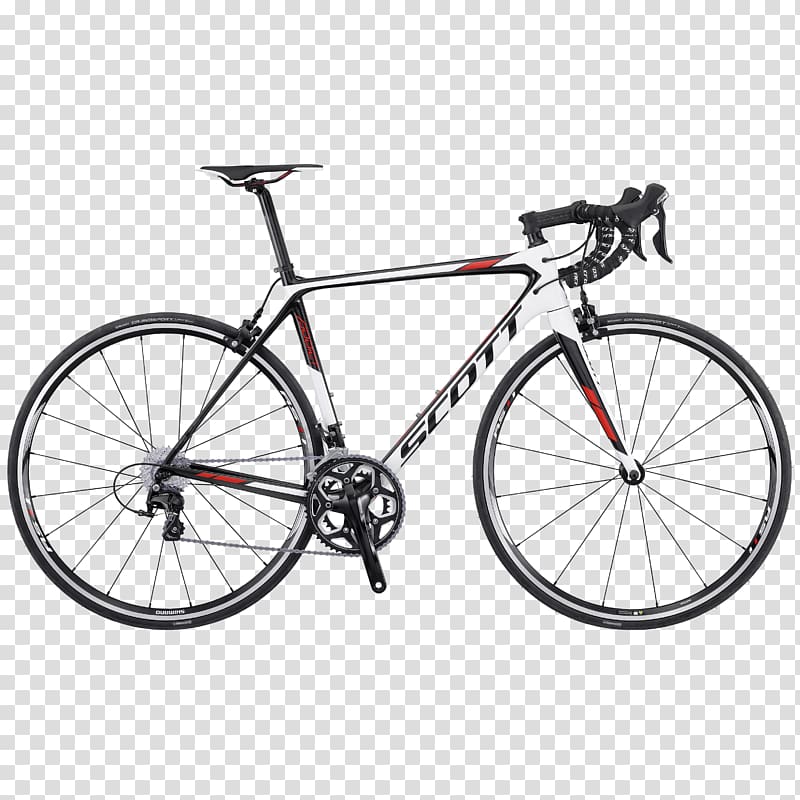 Scott Sports Road bicycle racing Electronic gear-shifting system, Bicycle transparent background PNG clipart